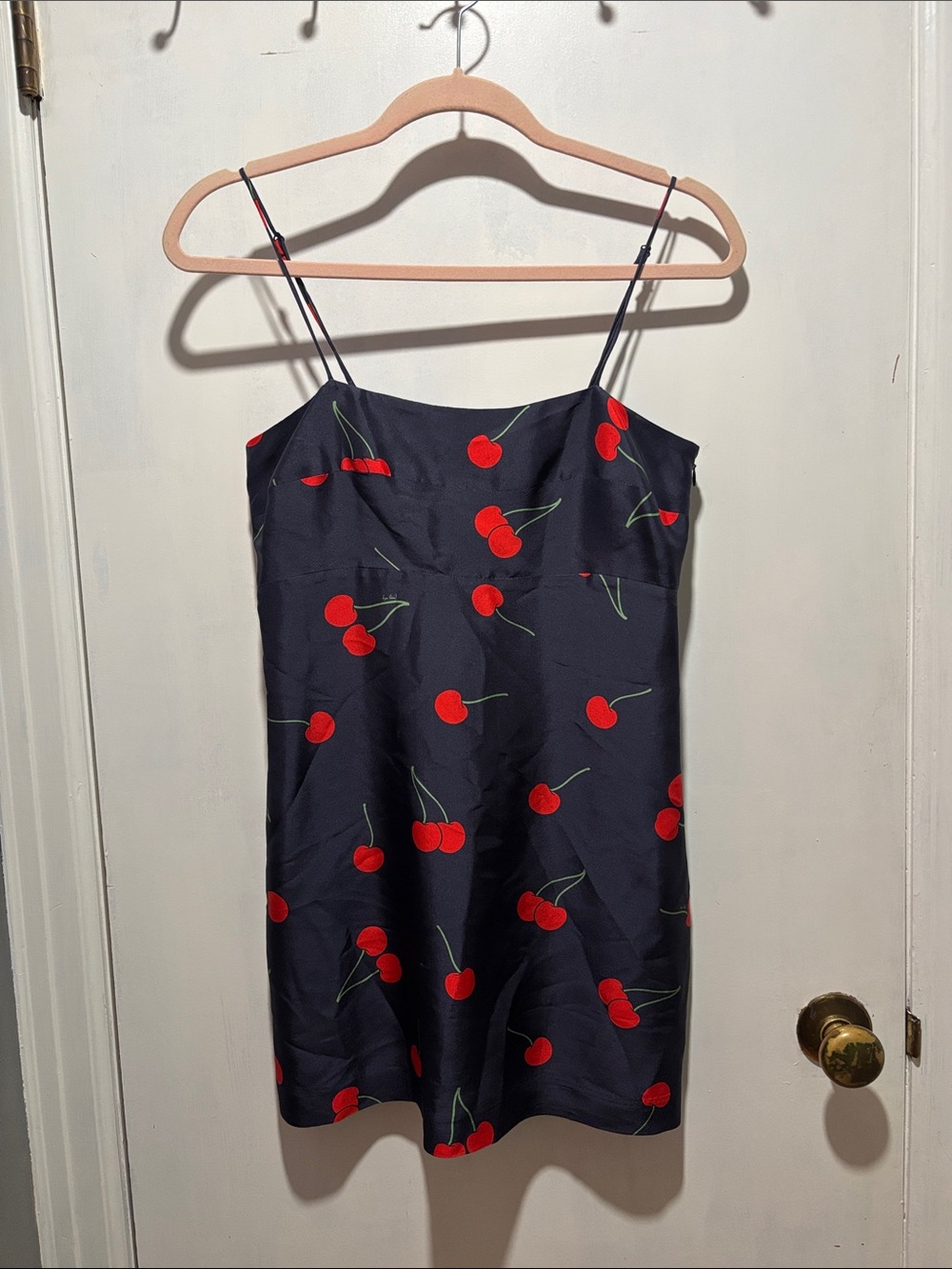 REALISATION PAR Christy Cherry silk mini dress size small